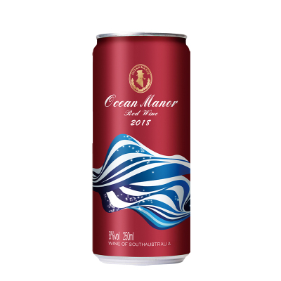 欧绅庄园澳洲原酒进口红酒澳大利亚半甜红葡萄酒网红时尚易拉罐装小冰錞酒
