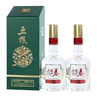 五粮液五粮春二代菁萃52度550ml*2瓶浓香型白酒盒装