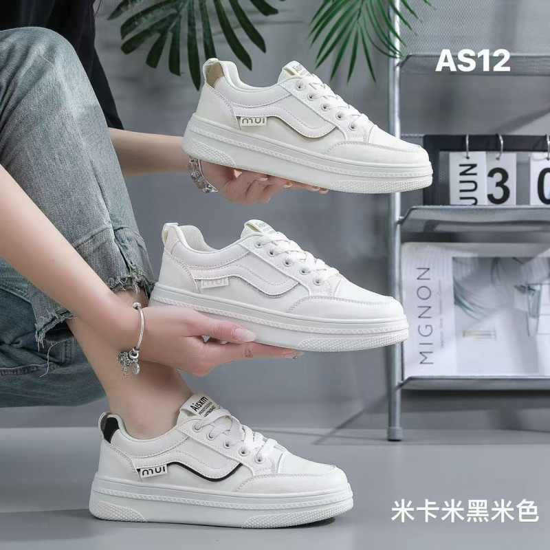 秋季小白鞋新款韩版ins女学生厚底增高皮面透气休闲鞋
