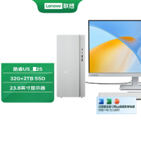 联想(Lenovo)天逸510pro 定制 台式机电脑整机 (酷睿U5_225 32G 2TB SSD wifi win11)23.8英寸显示器 商用办公家用学习娱乐 定制