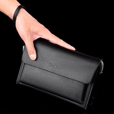 CK新款男士密码锁手包大容量PU皮商务手拿包