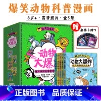 [谢耳朵漫画]动物大爆炸5册 [正版]谢耳朵漫画动物大爆炸全5册快到妈妈的嘴哪里来有本事来找我呀住在蛾子耳朵里吃了我给我