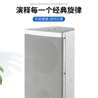 册视8寸全频音箱白色A508对