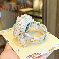 [甜美小花]适用于小天才电话手表表带z11/z10/z9新款编织3139B