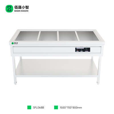 佰晟小智 智能保温售饭台 SFL068B 四格保温台