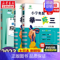 小学奥数举一反三[A+B+应用题高手周计划]全3册 小学六年级 [正版]2023新版 小学奥数举一反三6年级上下册 A版