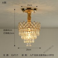 苏宁放心购 楼梯间吊灯 美式小吊灯 阳台过道灯 走廊灯玄关楼梯衣帽间灯厅灯欧式水晶吊灯客厅吊灯