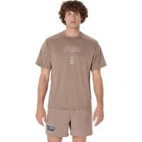 Asics运动速干透气宽松短袖T恤男款oversize版型灰黑色系尺码齐全