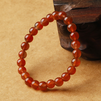 天然南红玛瑙精致手链民族风女饰品手串生日礼品唯美大方彰显个性送女朋友老婆情人节七夕生日礼物
