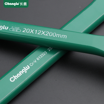 长鹿20×12×200MM八角钢扁凿 石扁凿石工凿