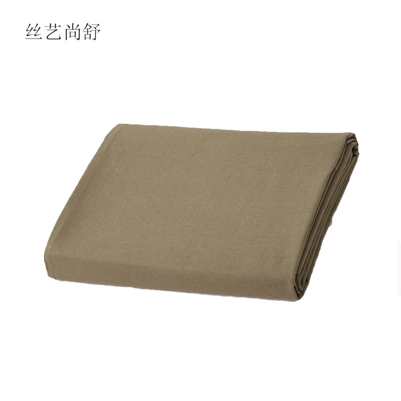 丝艺尚舒 纯棉床单 军绿色 1500x2300mm /条