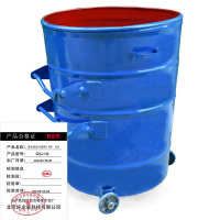 好企来 蓝色铁皮垃圾桶2.0厚 360L