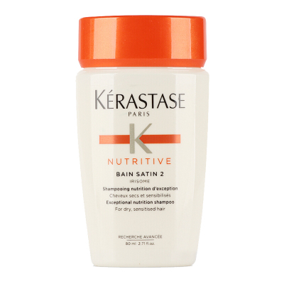 卡诗（KERASTASE）进口卡诗滋养润护洗发水2号80ml旅行装修护干枯发质顺滑亮泽易梳理