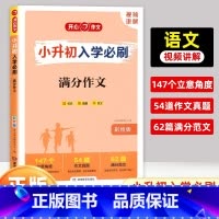 满分作文 小学升初中 [正版]小升初入学bi刷题人教版知识大集结毕业总复习资料书六年级下册语文满分作文现代文古诗文阅读数