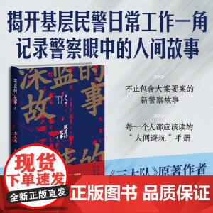正版 深蓝的故事4:在人间 深蓝 著 《三大队》原著作者深蓝新作 揭开基层民警日常工作一角,记录警察眼中的人间故事