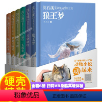 [精装]沈石溪画本全6册 [正版]精装硬壳动物小说大王沈石溪狼王梦画本全套6册珍藏版完整版后一头战象斑羚飞渡 小学生四五
