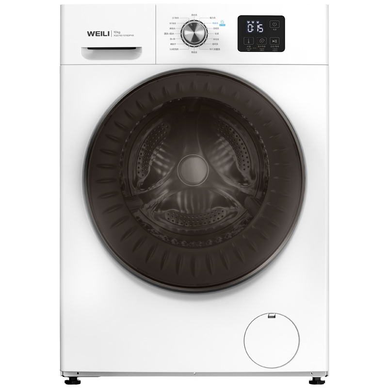 威力(WEILI)10KG洗烘一体滚筒洗衣机全自动超薄机身巴氏除菌洗高温筒自洁以旧换新XQG100-1016DPHX白