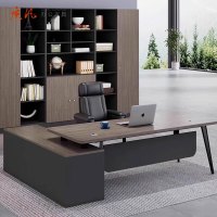 质凡老板桌办公室电脑桌经理桌总裁单人桌大班台 2.0米大班台