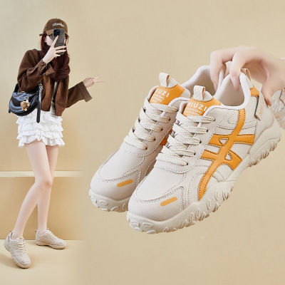 ins韩版新款老爹鞋女秋季学生跑步运动厚底增高休闲鞋_6