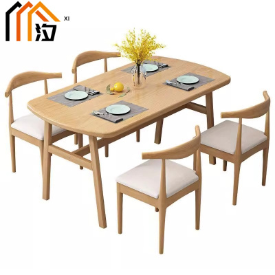 汐餐桌1米桌+4椅套