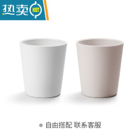 敬平漱口杯家用简约刷牙杯洗漱杯情侣一对牙刷杯套装创意便携牙缸牙桶 混色请联系客服改颜色[无备注默认发樱粉+白色