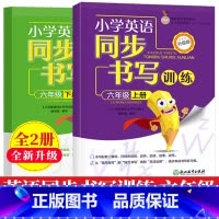 小学英语同步书写训练 六年级上下2册 小学六年级 [正版]小学英语同步书写训练 六年级上下2册 PEP人教版英语同步描红