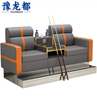 豫龙都台球沙发双人位张