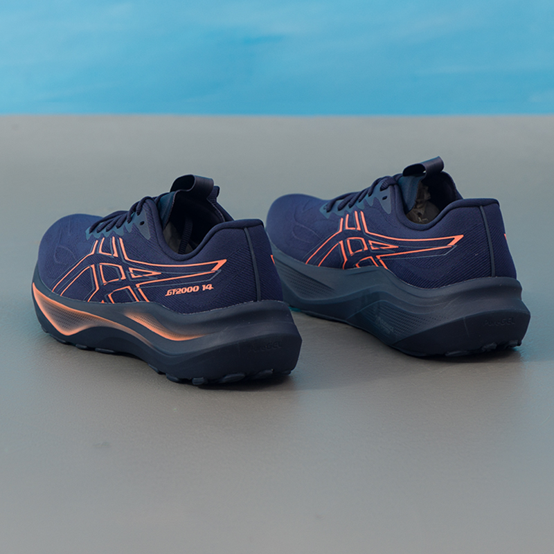 亚瑟士鞋跑步鞋GT-2000 14GT-2000 14中正男鞋四季款1011C056-401