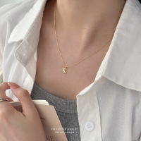 轻奢复古牛角包项链女s925纯银小众设计感百搭时尚锁骨链潮ins风送女朋友老婆情人节七夕生日礼物