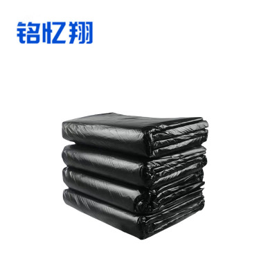 铭忆翔 一次性黑色平口袋 100*120cm 50只 卷