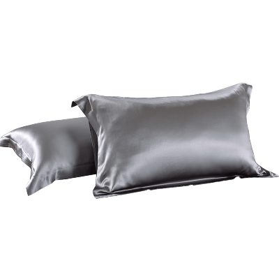 美帮汇真丝枕套双面桑蚕丝伴手礼双单人枕头套纯色单个一对