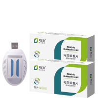 皎洁 电热蚊香片 60片+2器 盒