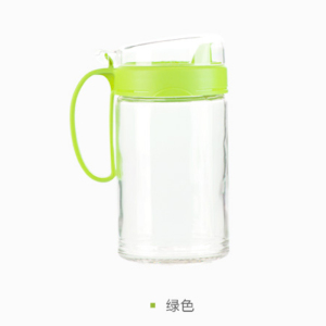 茶花油壶玻璃家用大号厨房用品醋壶小油罐酱油瓶调料倒油瓶