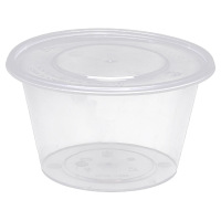 优彩嘉 一次性餐盒 圆碗透明 1000ML*300套 CH-05 箱