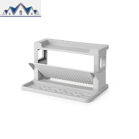 厨房多层落地置物架台面多功能调料架调味品盒油盐酱醋瓶罐收纳架 三维工匠收纳盒