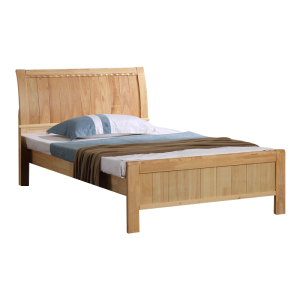 慧采云 办公家具实木床办公宿舍床简易实木床1.5米接待床单人床