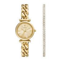 Fossil/化石女士金色彩金腕表时尚百搭欧美潮流石英防水女表