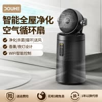斗禾空气净化器家用除尘除甲醛杀菌负离子除烟味净化机空气循环扇