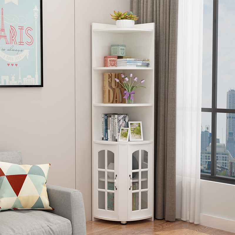 欧式客厅墙角柜闪电客卫生间三角置物架多功能转角储物柜拐角柜角边角