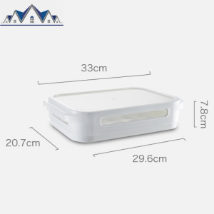 雅佳 厨房冰箱鸡蛋透明收纳盒保鲜盒塑料 24格鸡蛋收纳厨房 三维工匠 鸡蛋盒