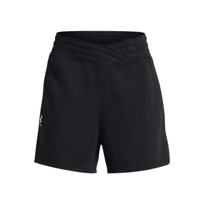 Under Armour高弹速干工装风运动裤女款宽松舒适健身训练跑步French terry