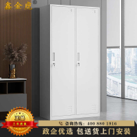 鑫金虎 钢制二门更衣柜优质加厚款员工储物柜铁皮柜办公柜