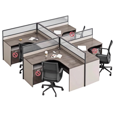 悦兴诚员工办公桌含椅2400*2800*1100mm套