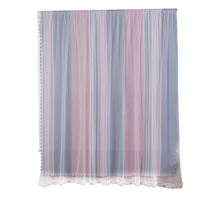 美帮汇魔术贴窗帘布2026新款 卧室全遮光遮阳免打孔小窗帘短窗挡风