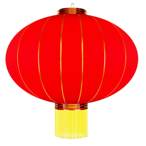 锦瑞星装饰大红灯笼绒布150#直径100cm/个