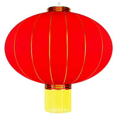 锦瑞星装饰大红灯笼绒布150#直径100cm/个