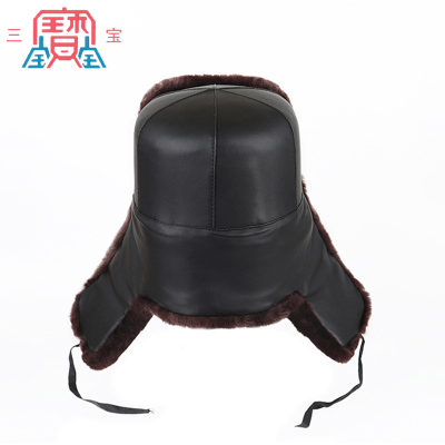 三宝 棉安全帽 LS-18MPU面仿羊剪绒