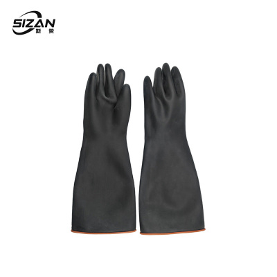 斯赞 防酸碱橡胶手套 45CM 双
