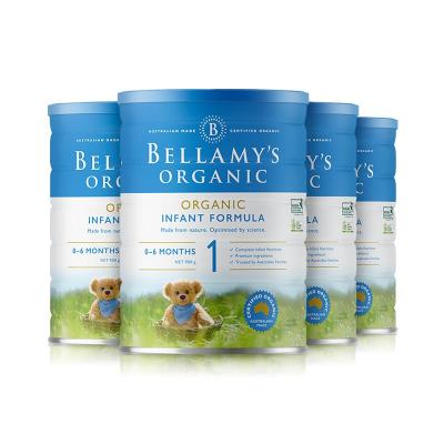 4罐装|贝拉米BELLAMY'S有机婴幼儿奶粉1段900克（0-12个月）