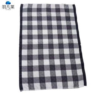 羽凡莱 方格格枕巾 52*76cm 块